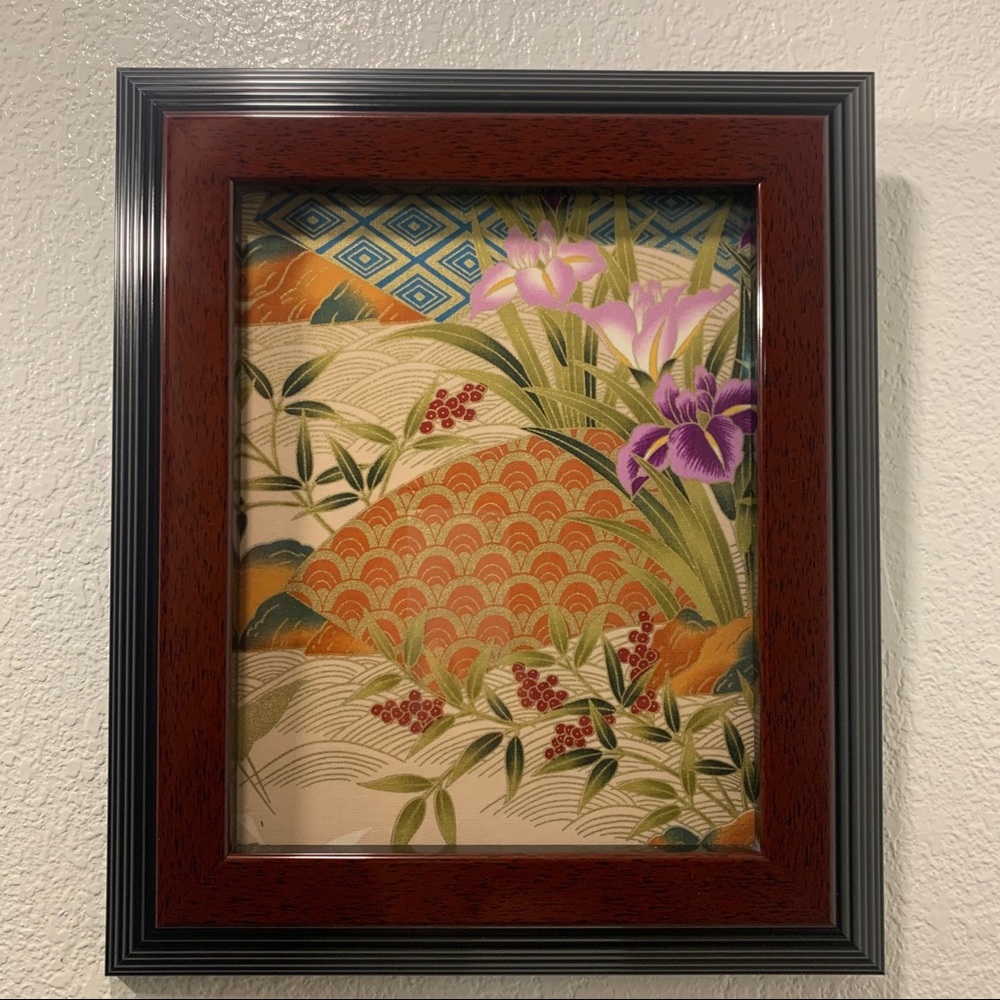HOME: Elegant 11”x13” Japanese Wall Art (Iris II)